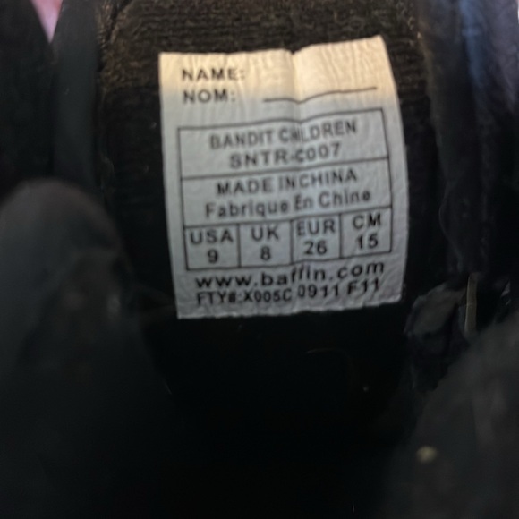 Brand new Baffin ‘Polar Proven’ Winter boots-no lint in Velcro USA Toddler-Size9 - Picture 9 of 9